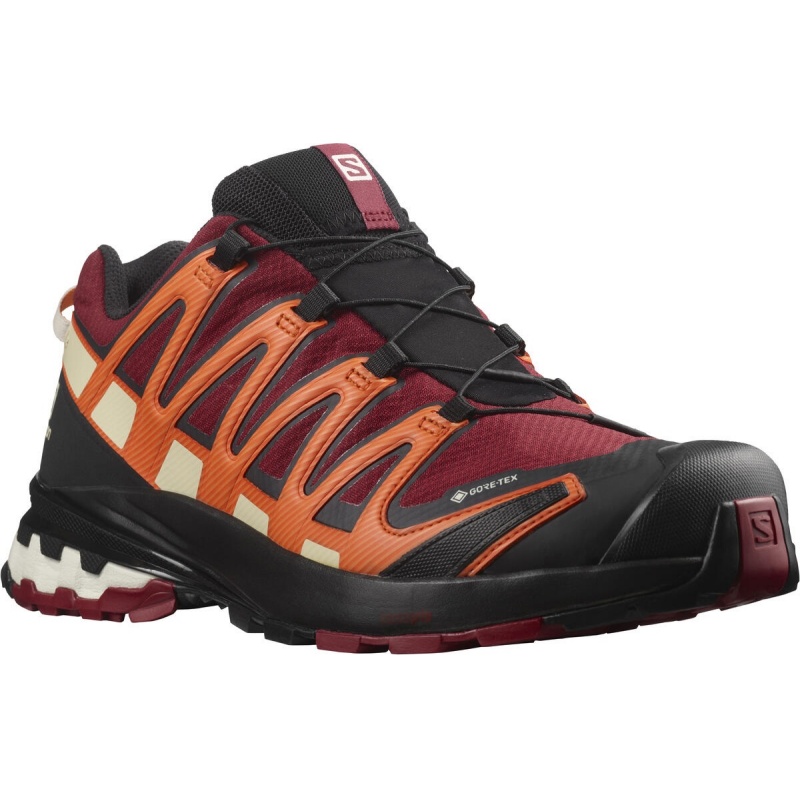 Salomon XA Pro 3D v8 GTX Biking red red orange 415635 panske nepromokave bezecke boty
