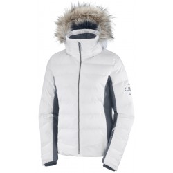 Salomon Stormcozy Jacket W White C13817 dámská voděodolná zimní bunda 10000