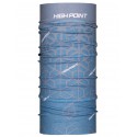 High Point Tau Scarf Blue bezešvý multifunkční šátek