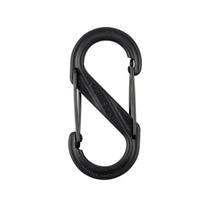 Nite Ize S-Biner Plastova oboustranna karabina cerna velikost #2 SBP2-03-01BG 