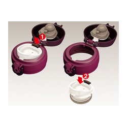 Thermos Motion JNL 600 ml mobilni termohrnek burgundy vinova 130030 6