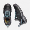 Keen Ridge Flex WP W raven porcelain damske nizke nepromokave kozene trekove boty5