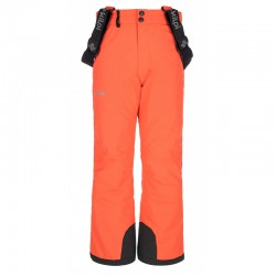 Kilpi Elare-JG korálová dětské / juniorské vodoodpudivé zimní lyžařské kalhoty