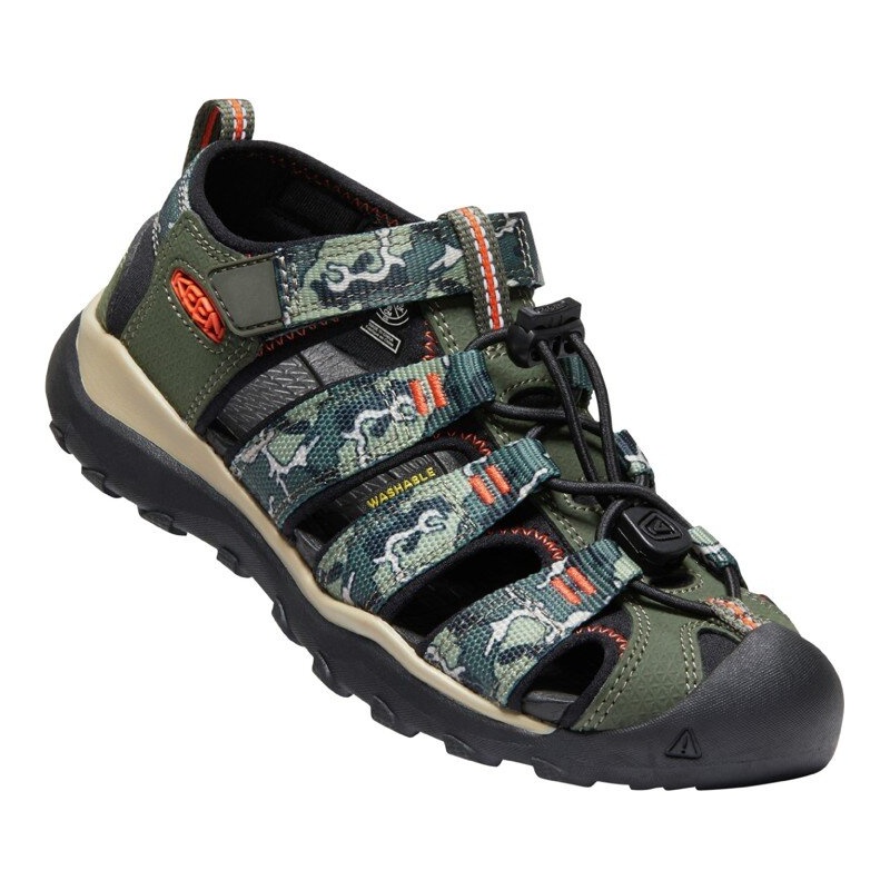 Keen Newport Neo H2 Youth forest night camo detske outdoorove sandaly i do vody