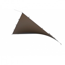 Husky Rover hneda univerzalni celta - nad hamaku, pristresek nebo plachta 300 x 300 cm6
