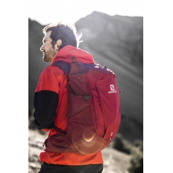 Salomon Outrack 2,5L Jacket M C17035 Fiery red panska lehka nepromokava bunda15