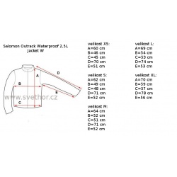 _Salomon Outrack Waterproof 2,5L Jacket W C15798 Wrought Iron damska bunda zmereno