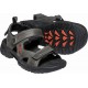 Keen Targhee III Open Toe Sandal M grey/black pánské kožené outdoorové sandály5