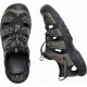 Keen Targhee III Sandal M grey/black pánské kožené outdoorové sandály4