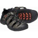 Keen Targhee III Sandal M grey/black pánské kožené outdoorové sandály5