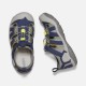 Keen Knotch Creek Youth steel grey/blue depths dětské lehké outdoorové sandály i do vody1