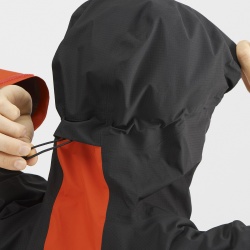 Salomon Outline GORE-TEX Hybrid JKT M Fiery red C17105 panska nepromokava bunda4