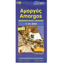 ORAMA 116 Amorgos 35 000 turisticka mapa