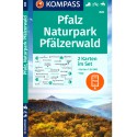 Kompass 826 Pfalz, Naturpark Pfälzerwald 1:50 000 turistická mapa