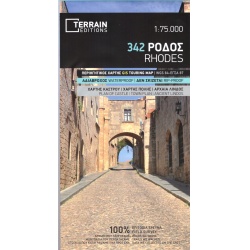 TERRAIN 340 Tilos 20 000 turisticka mapa