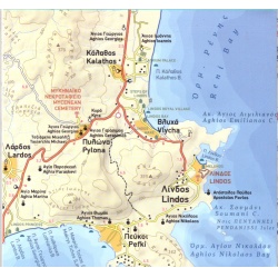 TERRAIN 340 Tilos 20 000 turisticka mapa 1
