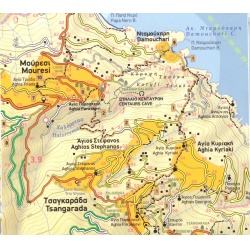 TERRAIN 218 Central Pelion 25 000 turisticka mapa2