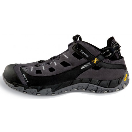 OriocX Herce gris pánské kožené outdoorové sandály