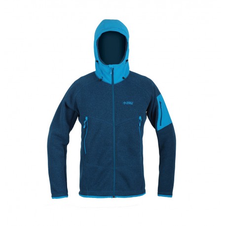 Direct Alpine Jasper petrol/ocean pánská outdoorová bunda s kapucí Polartec – Thermal Pro