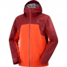 Salomon Outline GTX 2,5l JKT Fiery red C17030 panska nepromokava bunda