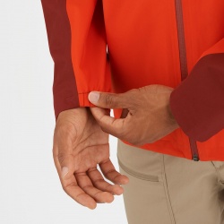 Salomon Outline GTX 2,5l JKT Fiery red C17030 panska nepromokava bunda 7