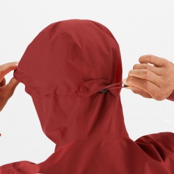 Salomon Outline GTX 2,5l JKT Fiery red C17030 panska nepromokava bunda 8