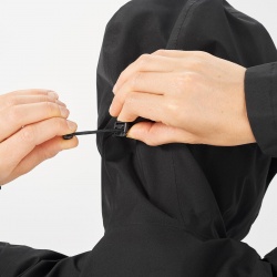 Salomon Outline GTX WP JKT W Black C17096 damska nepromokava bunda 6