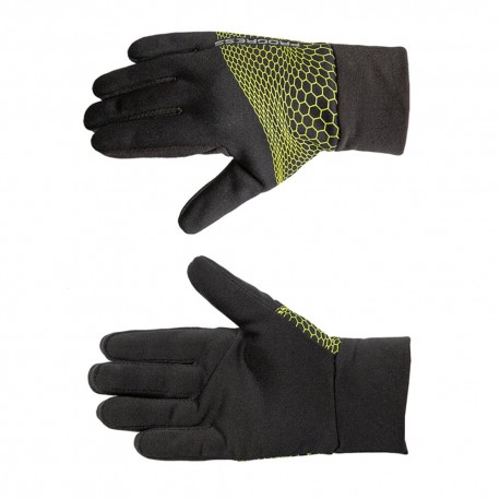 Progress Coolio Gloves černá/limetka dětské juniorské větruodolné rukavice