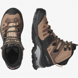 Salomon Quest 4 GTX W Sirocco Mocha Mouse 412930 damske nepromokave trekove boty 5