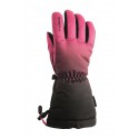 Relax Puzzy RR15J černá/růžová přechodová dětské lyžařské prstové rukavice 10000