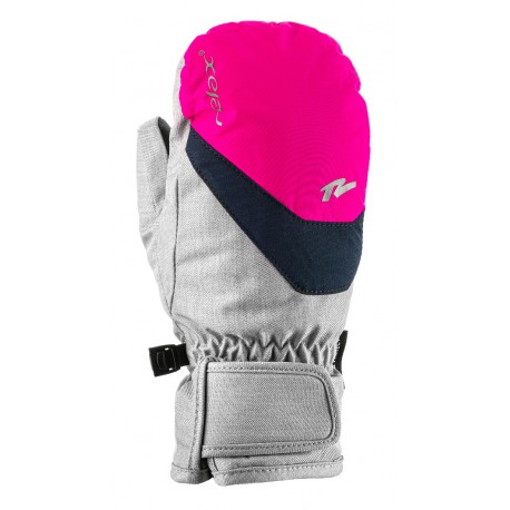 Relax Quente RR22E růžová dětské lyžařské voděodolné palcové rukavice