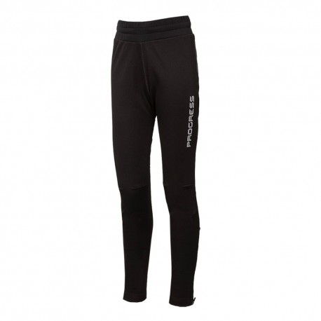 Progress Coolio Pants černá dětské zimní elastické kalhoty na běžky, běh, kolo