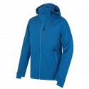Husky Sauri M blue pánská nepromokavá softshellová bunda s kapucí 15000