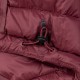 Kilpi Alberta-W tmavě červená SL0132KIDRD dámská lehká péřová sbalitelná bunda 3
