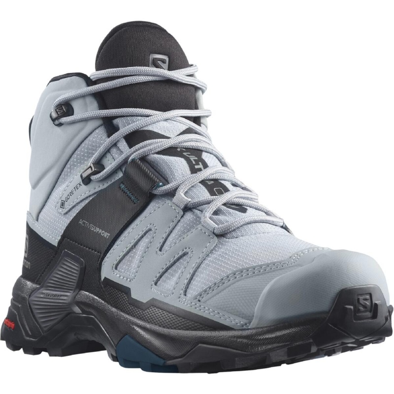 Salomon X Ultra 4 Mid Wide GTX W Quarry black 416872 damske nepromokave vysi trekove boty