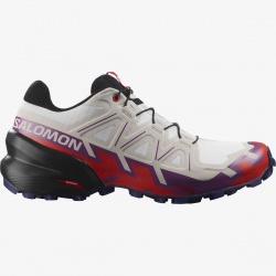 Salomon Speedcros 6 W 417432 white sparkling grape fiery red damske prodysne bezecke boty