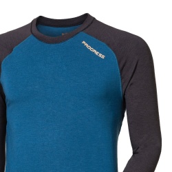 Progres CC NDR antracit petrol panske triko dlouhy rukav coffee collection 3