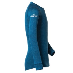 Progres DT MB TDRD petrol sv. modra detske termo triko dlouhy rukav merino bambus 2