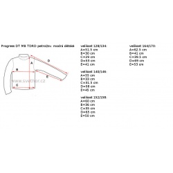 _Progres DT MB TDRD svestka merunka detske termo triko dlouhy rukav merino bambus zmereno