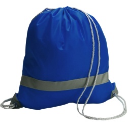 BAGGY Stahovaci batoh s reflexnim pruhem modry