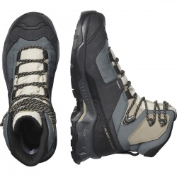 Salomon Quest Element GTX W ebony rainy day 414574 damke nepromokave trekove boty1