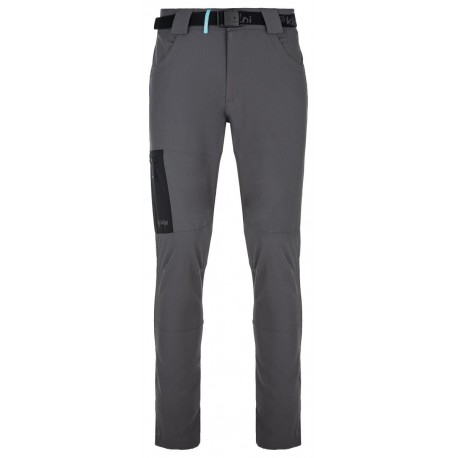 Kilpi Ligne-M tmavě šedá RM0205KIDGY pánské lehké pohodlné outdoorové turistické kalhoty