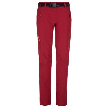 Kilpi Wanaka-W tmavě červená PL0027KIBLK dámské lehké outdoorové turistické kalhoty