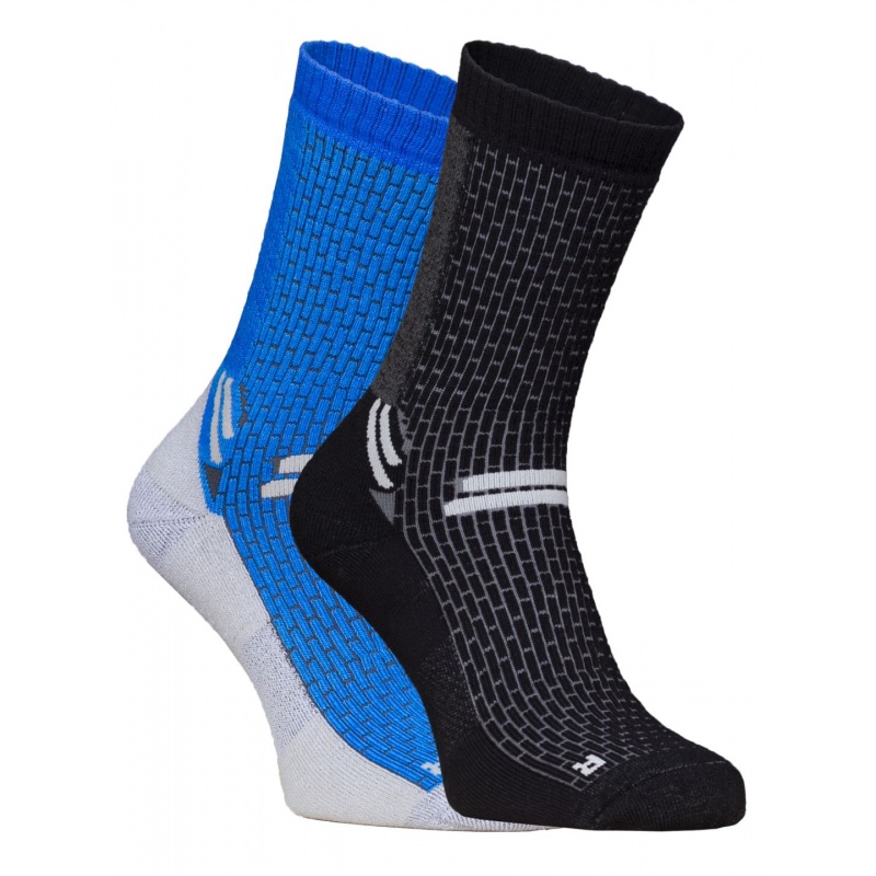 High Point Trek 4.0 Double Pack multicolor trekove ponozky - set 2 paru