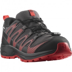 Salomon XA Pro V8 CSWP J 416139 magnet black poppy red detske nizke nepromokave boty