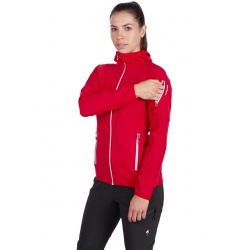 High Point Atom 2.0 Lady Hoody Jacket Red damska softshellova vetruvzdorna bunda 1