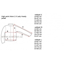 _High Point Atom 2.0 Lady Hoody Jacket Red damska softshellova vetruvzdorna bunda zmereno