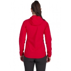 High Point Atom 2.0 Lady Hoody Jacket Red damska softshellova vetruvzdorna bunda 4