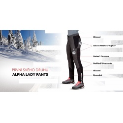 High Point Alpha Lady Pants Black damske outdoorove technicke zateplene kalhoty 11