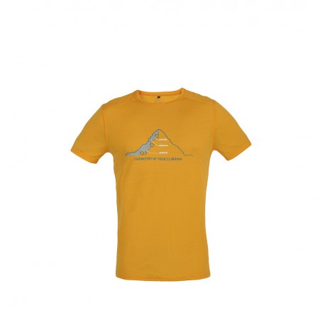 Direct Alpine Furry 2.0 mango (chemistry) pánské triko krátký rukáv 100%  Merino vlna